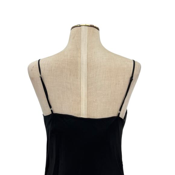 Aritzia‎ Wilfred Only Ruched Slip Dress Mini Sleeveless Black Size Small - Picture 8 of 12